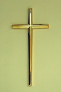 511-鍍金十字架(大)- 18 X 37公分