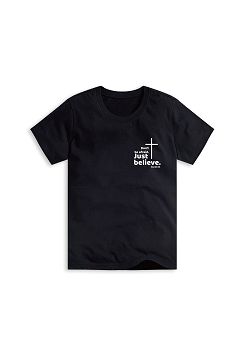 BELIEVE黑(T shirt)(T恤)