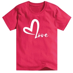 LOVE桃紅(T shirt)(T恤)