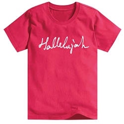 HALLELUJAH桃紅(T shirt)(T恤)