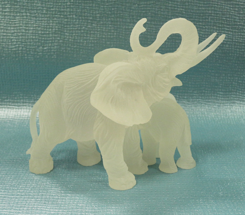 砂玻璃 NO.138 母象與小象 LEPHANT MOTH