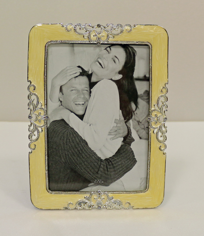 象牙白 銀冠相框 (5X7)