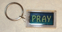 PRAY-太陽能-金句鑰匙圈(小)