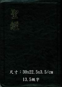 聖經/CU97AZ/神版大字皮面拉鏈