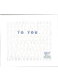 TO YOU CD