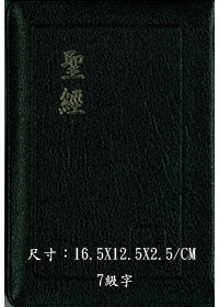 聖經/SR47ARTIZ1.1/皮面拉鍊姆指索引紅字(黑金)(缺貨)