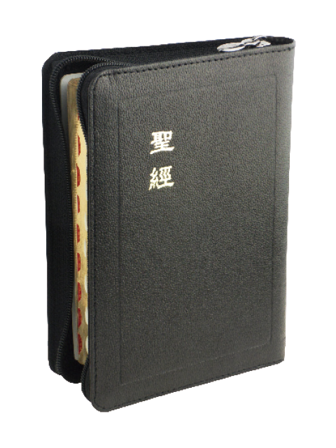 聖經/CU57ZTI/和合輕便型上帝拉鍊索皮(黑色)