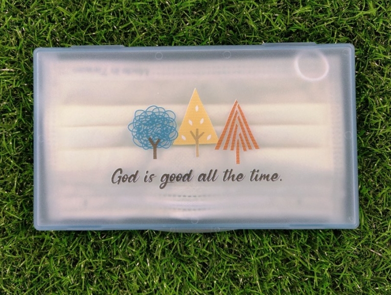 口罩收納盒(God is good all the time)-防疫福音小物