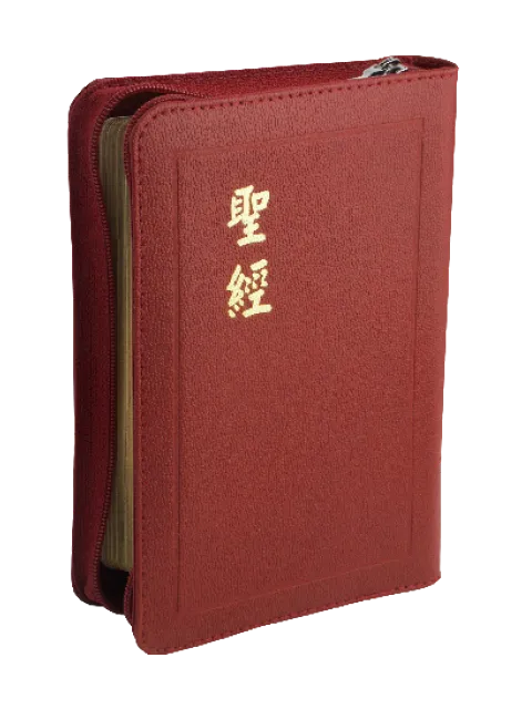 聖經/CU57AZRD/和合本皮面拉鍊神版(紅)