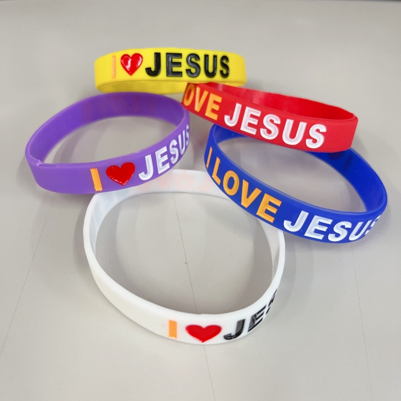 福音矽膠手環(I Love Jesus)