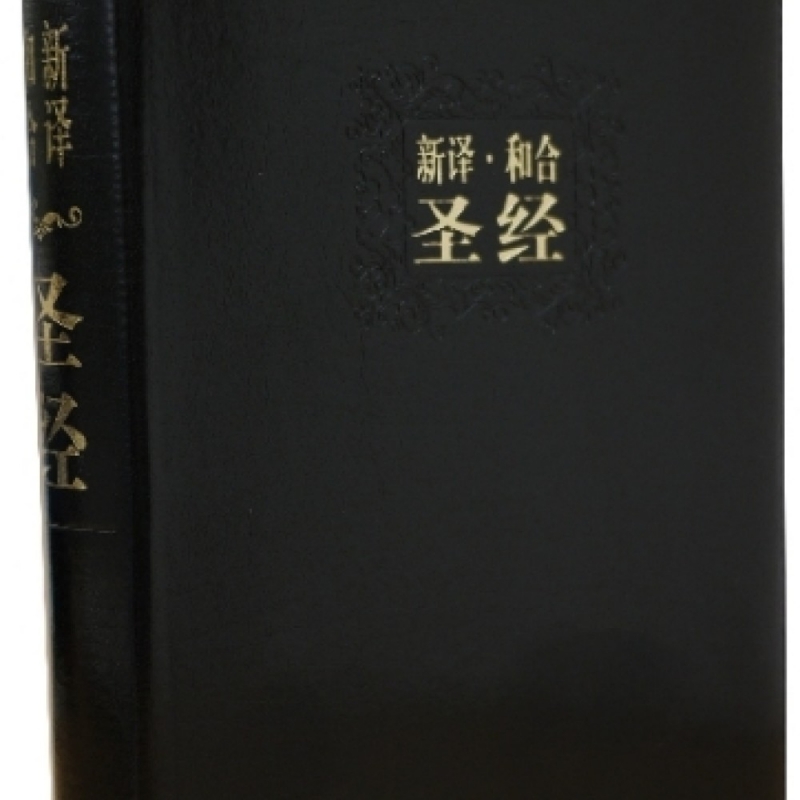 簡體聖經/M26SS01G/新譯/和合對照(真皮金邊拉鍊)