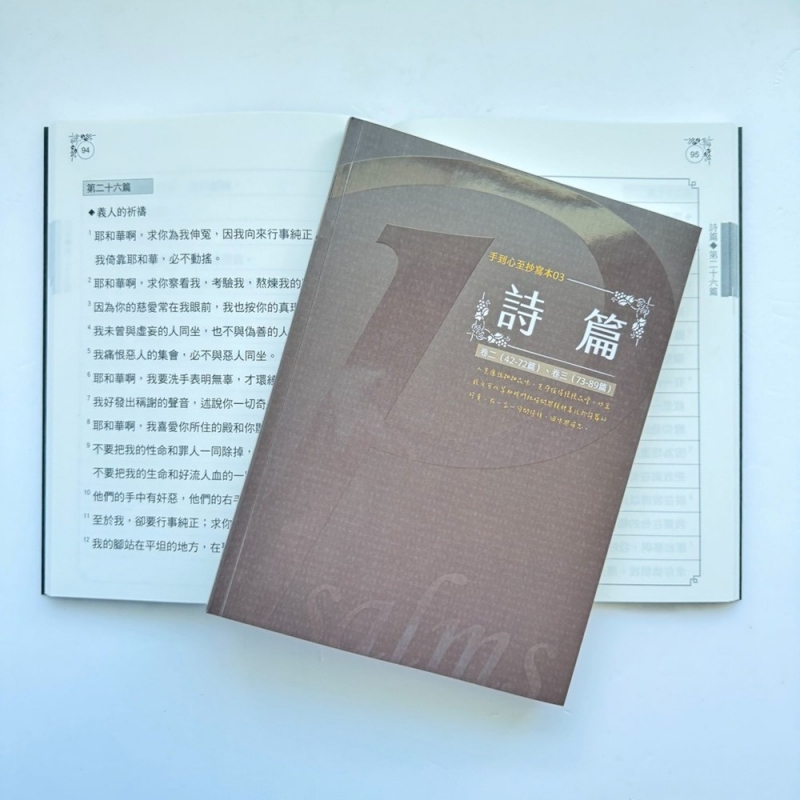 詩篇(42-89篇)--手到心至抄寫本