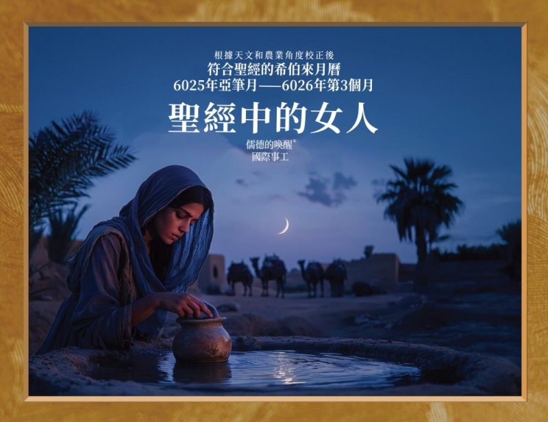 6025-6026希伯來月曆--根據天文和農業角度校正後符合聖經的希伯來曆