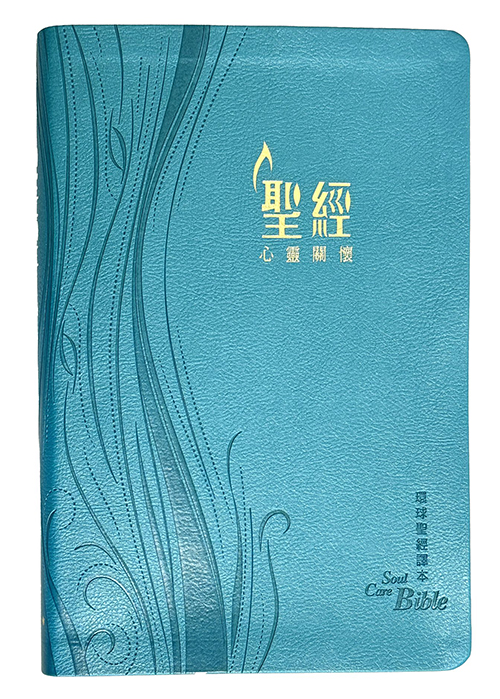 聖經/L51TS03J2/環球聖經譯本-心靈關懷聖經-藍色儷皮燙金金邊