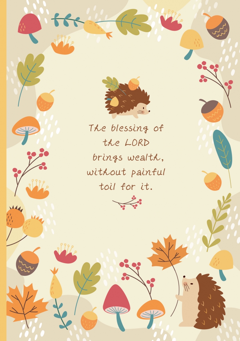 祝福滿滿God bless you--橫線經文筆記本