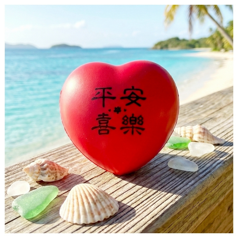 手握愛心壓力球．經文祝福．6款可選