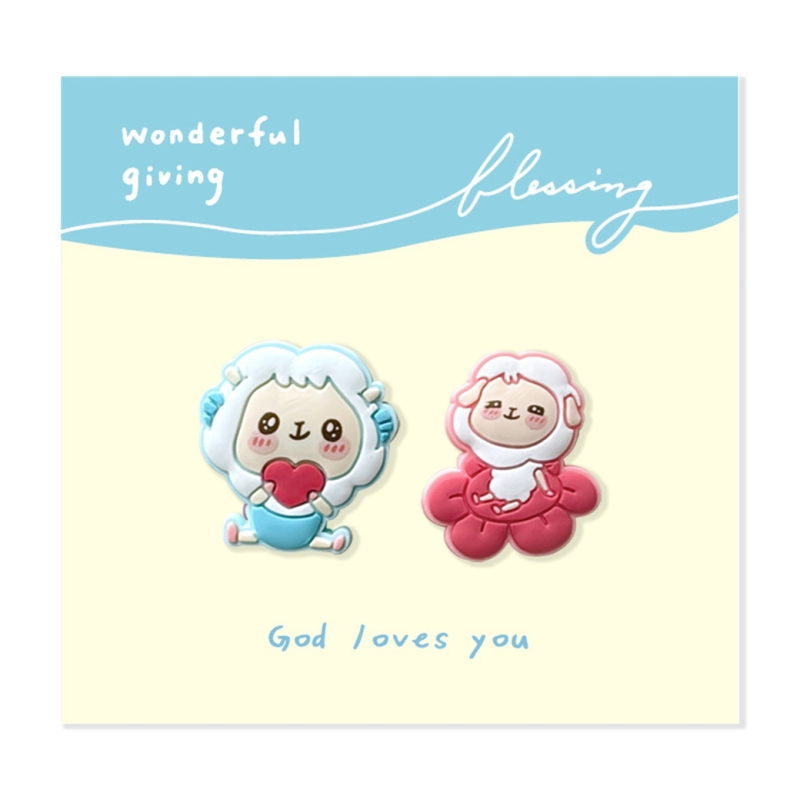 福氣羊羊--軟膠磁鐵組