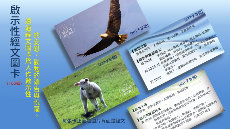 啟示性經文圖卡/100張