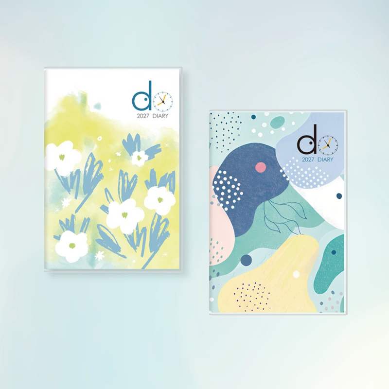 do手帳(春日花火/渲染時光)-32K方眼格直式左翻頁碼週誌(2027校園週曆)